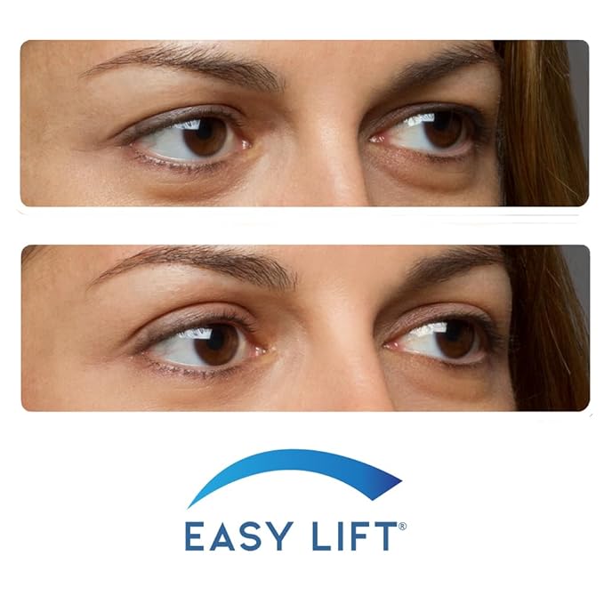 EasyLift The Original 60 Second Eye Lift Strips | Instant Upper Eyelid Lift for Droopy Eyes | As Seen On TV | Hypoallergenic, Lab Tested & Safe for Daily Use | Made in USA (80 pcs + wax/gel)