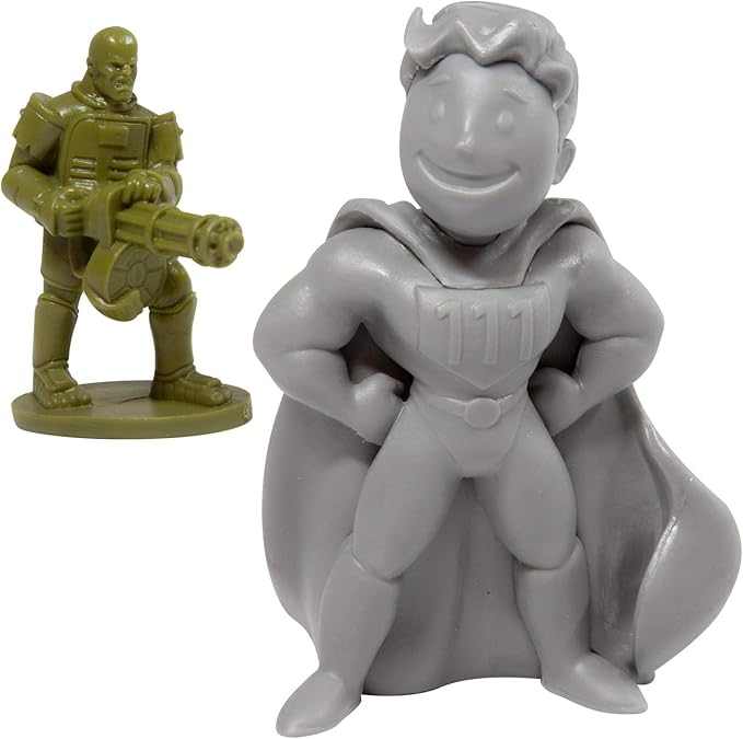 Fallout Nanoforce Series 1 Army Builder Figure Collection - Boxed Volume 1 | Vault Boy | Nuka Cola | Special Edition Collectible Gaming Figures |