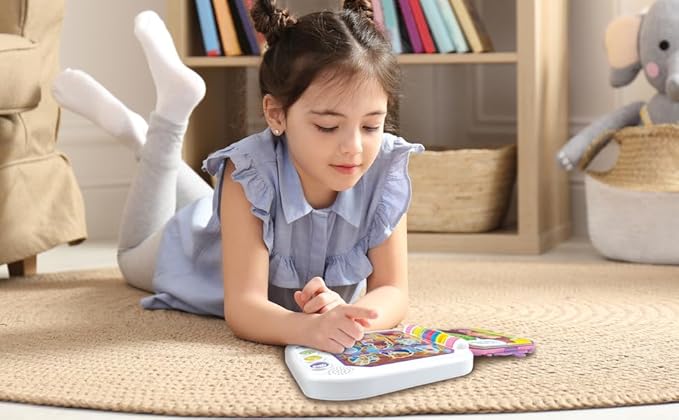 eKids Disney Princess Interactive Book with Preschool Learning Activities, Educational Toys for Toddlers and Fans of Disney Princess Toys