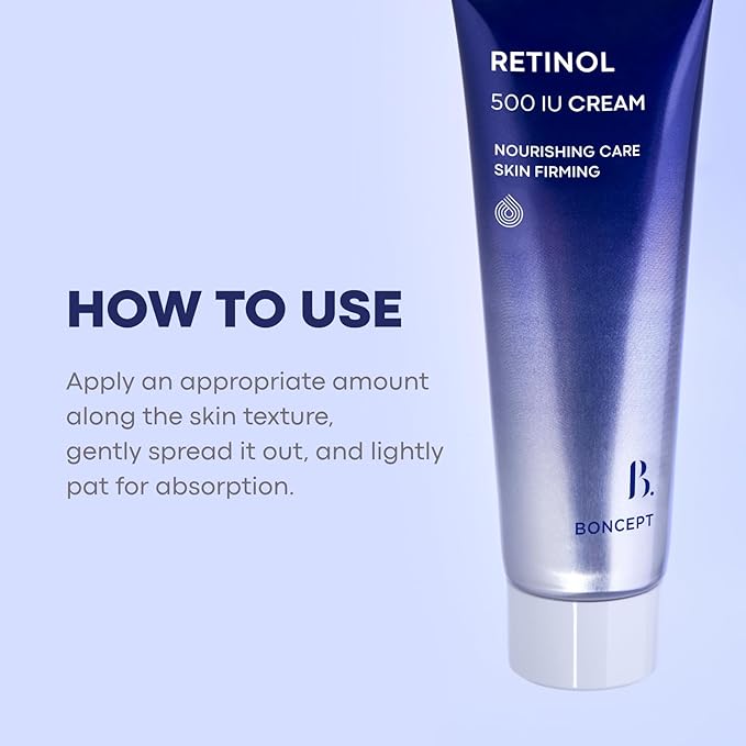 Retinol 500 IU Cream – Korean Skin care for Anti aging, Pore care, Wrinkle, Moisturizing, Nourishing for All Skin Types with Bakuchiol, panthenol, Ceramide | 1.69 fl. oz. / 50ml
