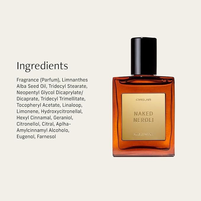 CYKLAR Perfume Oil for Skin – Naked Neroli Scent – Delicate & Sun-Soaked Perfume Fragrance with Neroli, Mandarin & Amber Notes – Travel-Friendly 15ml