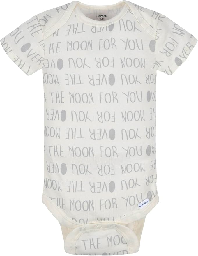 Gerber Unisex-Baby 8-pack Short Sleeve Onesies Bodysuits