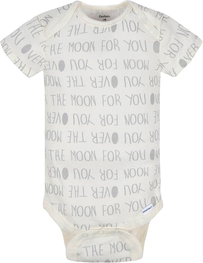 Gerber Unisex-Baby 8-pack Short Sleeve Onesies Bodysuits