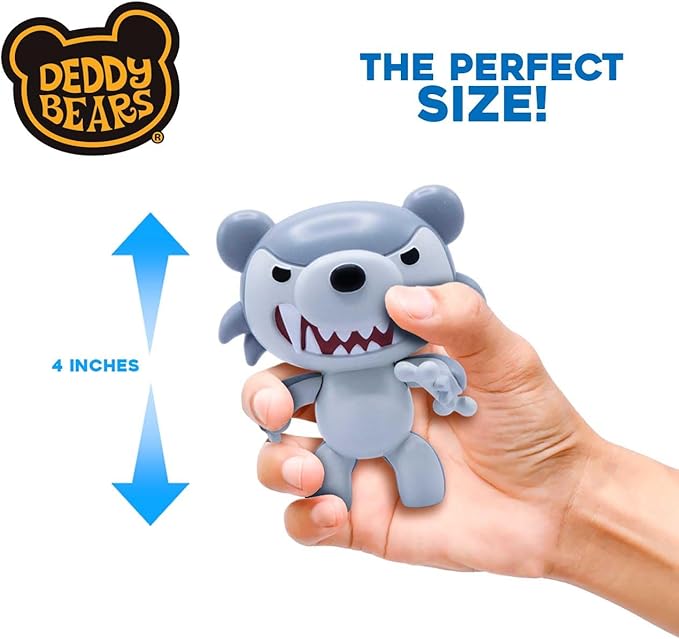 Just Toys LLC Deddy Bears Series 1 Howler – 4" Buildable & Customizable Action Figure