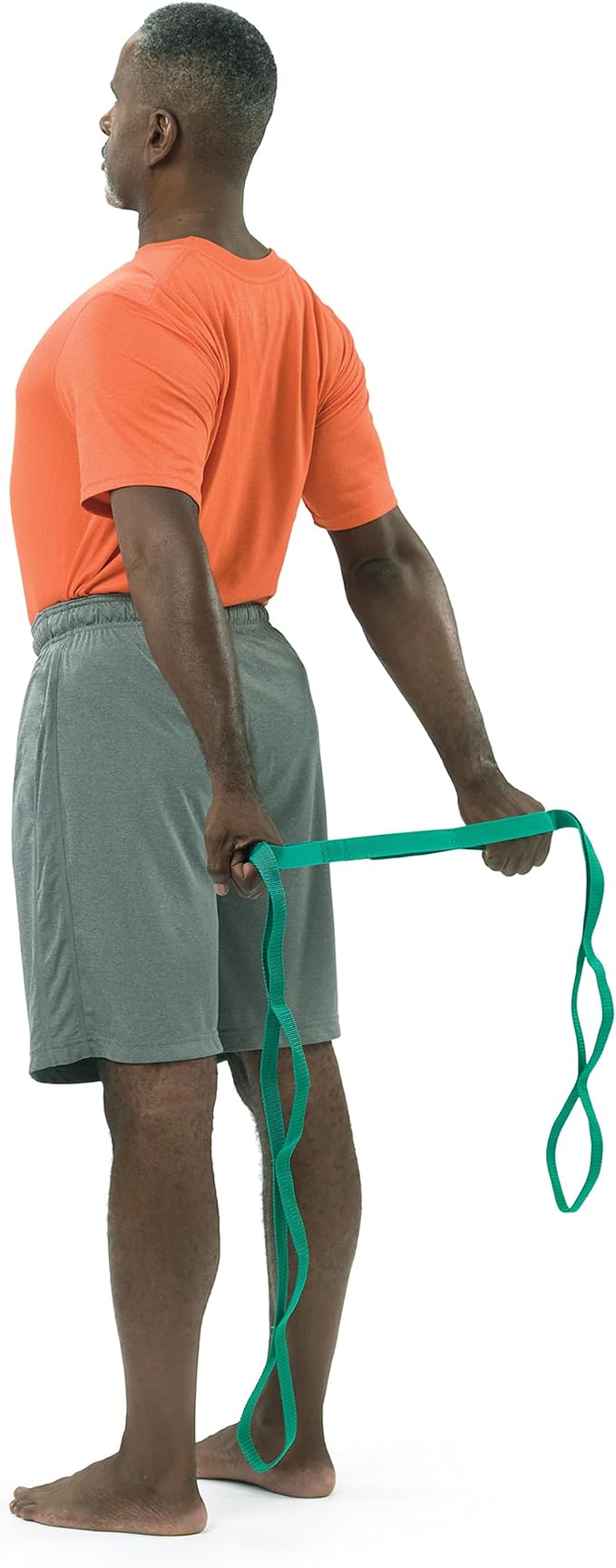 The Original Stretch Out Strap with Exercise Poster – Made in the USA by OPTP – Stretching Strap and Yoga Strap for Stretching, Physical Therapy Exercise and Flexibility