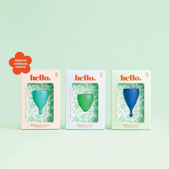 Cup Low Cervix Menstrual Cup | Award Winning Reusable Soft Flexible Alternative to Pads & Tampons | Sustainable Feminine Hygiene | Leak Proof | Holds 21ml | 41mm Diameter, 43mm L (Medium)