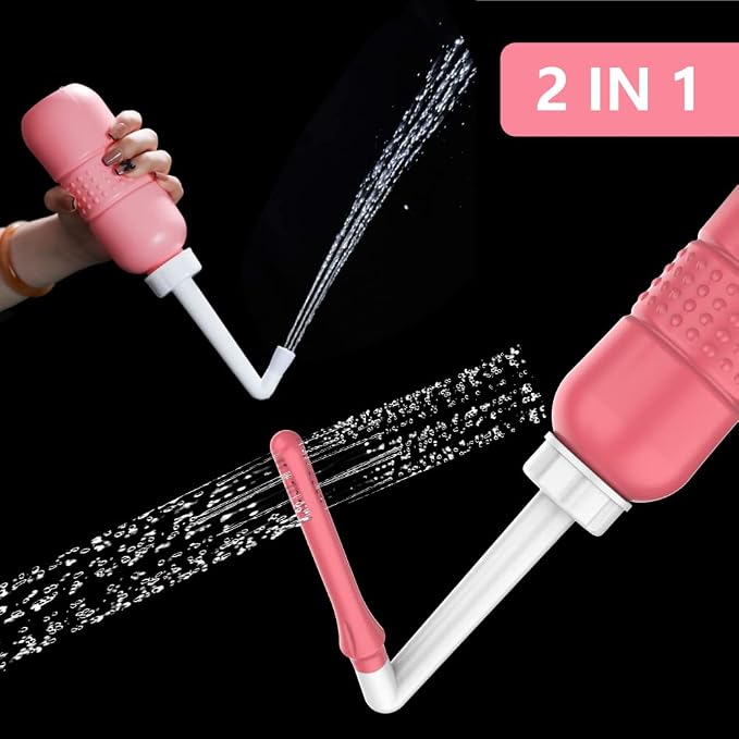 Peri Bottle for Postpartum Care Upside Down Bottle for Perineal Cleansing and Recovery Postpartum Essential Vaginal Douche Intimate Wash for Women,Portable Travel Bidet Sprayer for Women