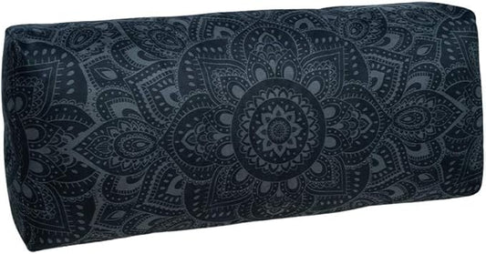 yogadesignlab | The Yoga Bolster | Comfortable, Supportive Eco-Friendly Luxury Yoga Cushion | Recycled Plastic Bottle Microfiber | Natural Cotton, Foam Filling