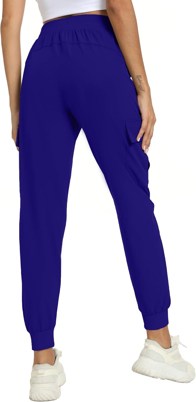 Women's Joggers Cargo Pants Lightweight Quick Dry Hiking Running Pants for Athletic Casual & Outdoor
