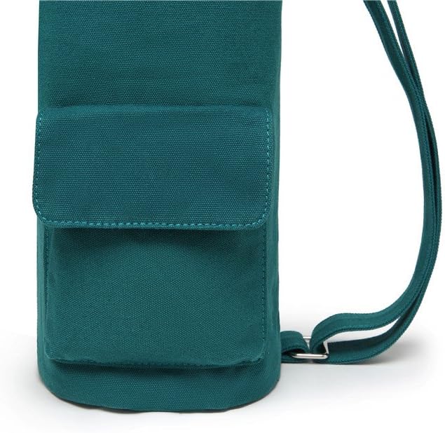 Yoga Mat Bag,Full-zip Exercise Yoga Mat Canvas Carry Bag for Women and Men - Double Storage Pocket,Easy Access Zipper, Adjustable Shoulder Strap and Handle,Fits Most Mat