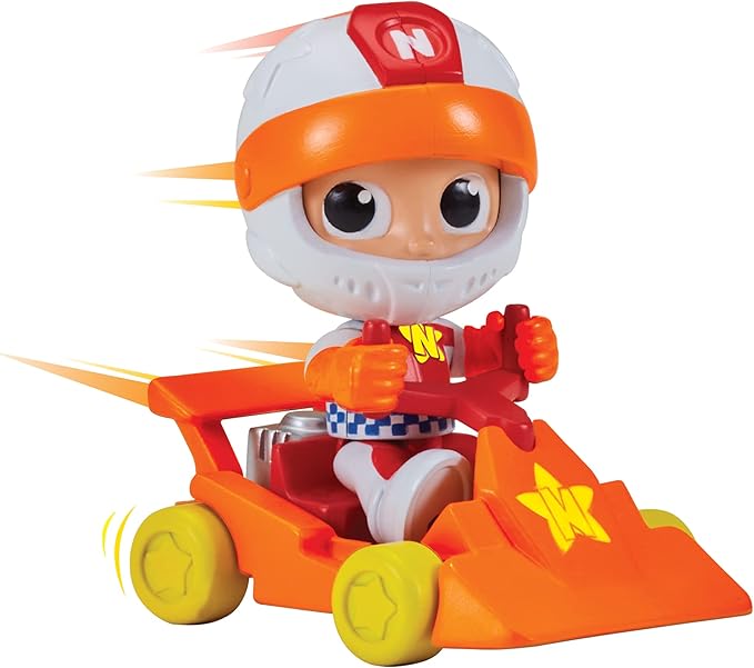 BANDAI Vlad & Niki Play Action Figure - Racer Niki Figure - Articulated Action Figurine with Accessories, Multicolor, P57556