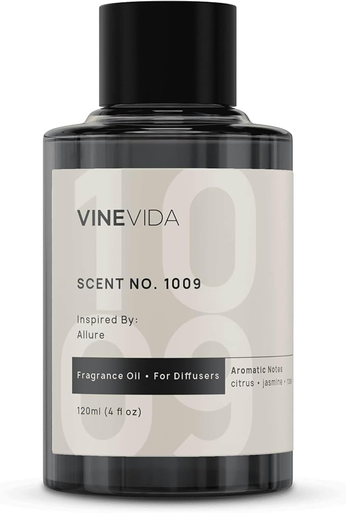 VINEVIDA (4oz) Hotel Fragrance Diffuser Oil - Hotel Scents Diffusers for Home - Cold Air Diffuser Oil - Hotel Scent Essential Oil - Scent No.1009 Inspired by Melia Hotels