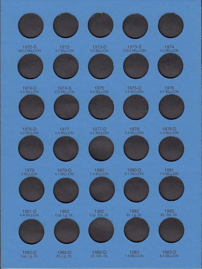 Whitman US Lincoln Memorial Cent Coin Folder Volume 1 1959 - 1998 #9000