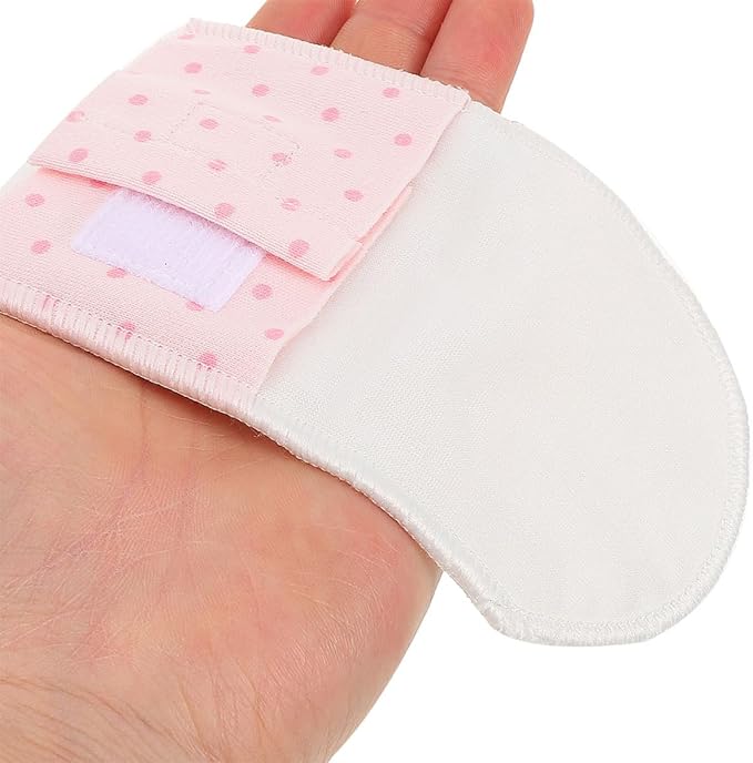 Reusable Washable Cotton Menstrual Pads 4pcs 21cm Waterproof Panty Liners Soft Breathable Cloth Pads for Pregnancy Postpartum Period Care