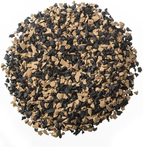 Poured-in-Place Surfacing Repair Kit Fix Rubber Playground (Brown/Black, XL)