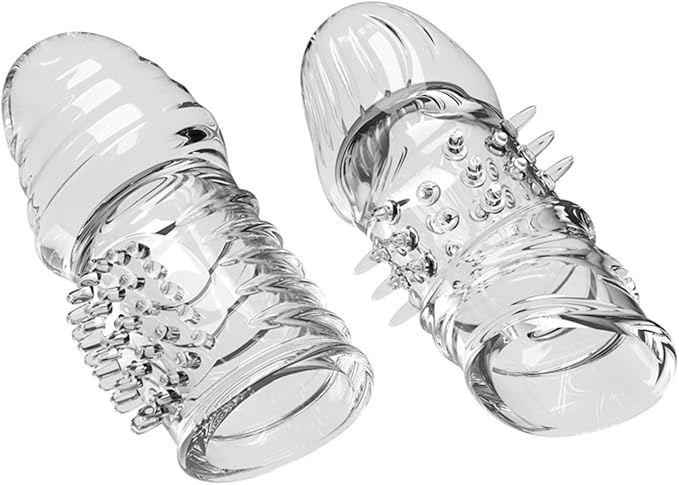 Male Trainer Thread Insulation Sleeve Transparent Soft Simulation Mushroom Head Penis Ring for G-spot Stimulation