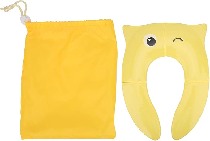 Potty for Travel – Folding Portable Toilet Training with Cute Designs & NonSlip Base (toilet seat)