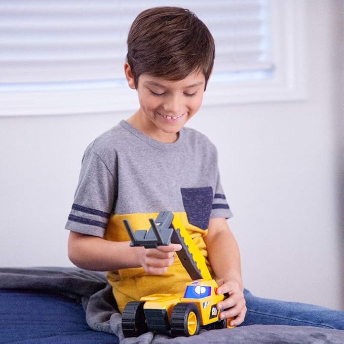 CAT Construction Toys, Future Force Telehandler Toy, with Lights and Sounds, Ages 3 and Up