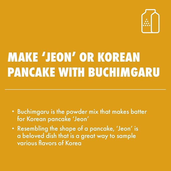 Surasang Buchimgaru Korean Pancake Mix | Pajeon Scallion, Kimchi Jeon, and Seafood Pancakes, Korean Cooking Ingredients Pantry Staple, 2 Pounds