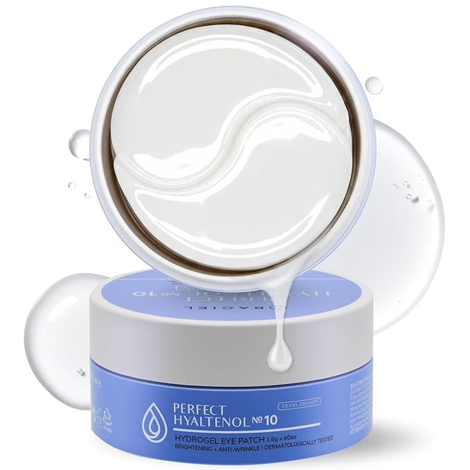 BACIEL - Hydrogel Under Eye Pacthes with Hyaluronic acid, Snail Mucin, Panthenol (30 pairs) - Reduce Fine lines, Wrinkles - Mask For Puffy eyes, Eye bags, Dark Circles