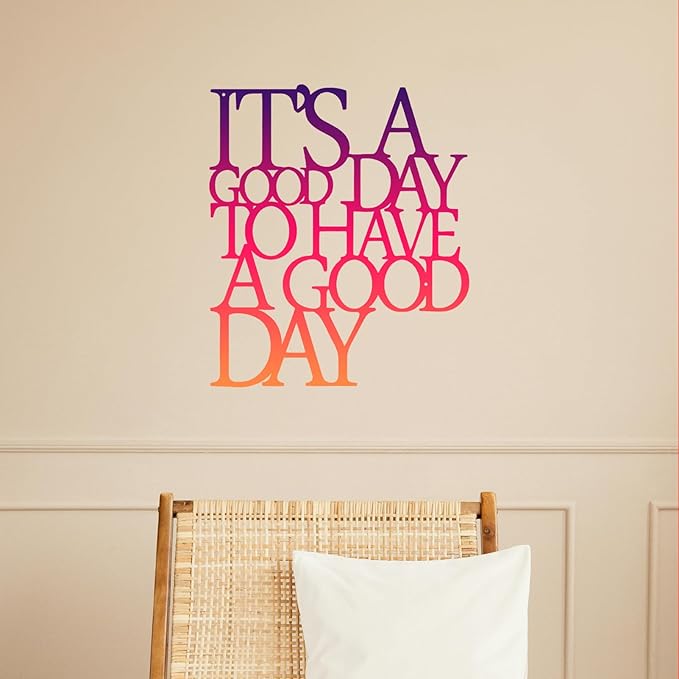 Benziso Motivational Metal Wall Art Inspirational Wall Decor Positive Quotes Wall Decor for Office Living Room Encouragement Gifts (color-2)