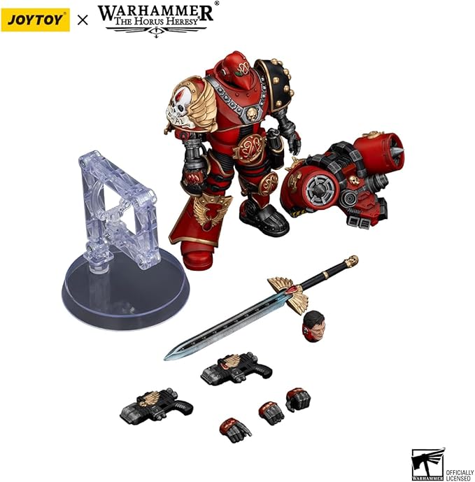 JOYTOY Warhammer The Horus Heresy Blood Angels Dominion Zephon 1:18 Scale Action Figure Mecha Joy Toy Collection Model 4.96in