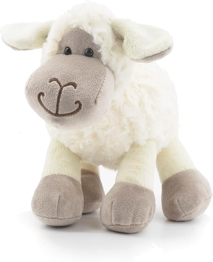 6.5" White/Cream Sheep Stuffed Animals for Boys and Girls,Soft and Adorable Lamb Plush Toys for Newborn Babies,Great Gifts