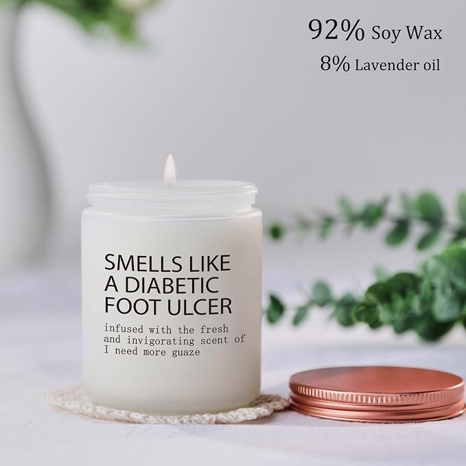 Best Nurses Doctors Gifts for Women, Funny Nurse Doctor Appreciation Christmas Birthday Graduation Retirement Gifts - National Nurses Week Work Candle