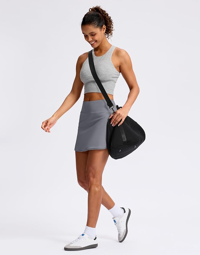 Skorts for Women with Pockets High Waisted Golf Skirts | Built-in Shorts, A Line, Athletic, Casual, Pickleball, Tennis Skirt