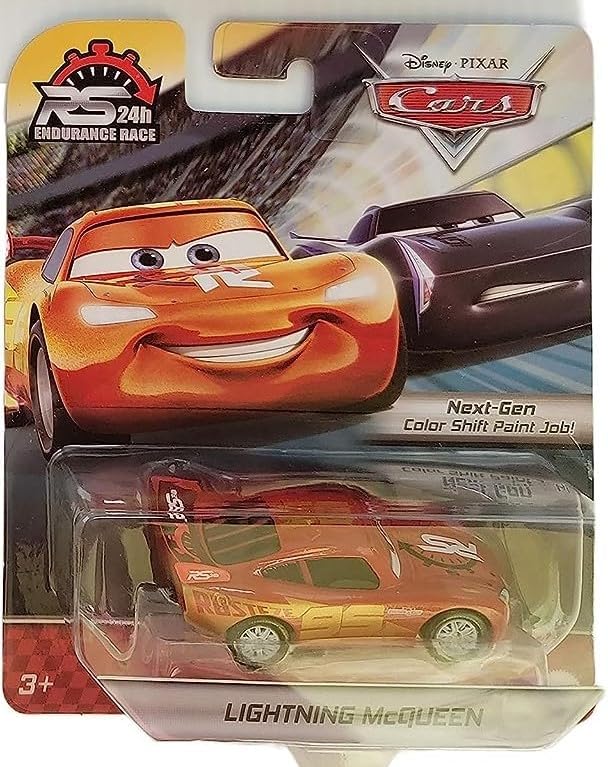 Mattel Disney Pixar Cars RS 24h Hour Endurance Race Bundle of 3 Diecast Vehicles from GPN32-999E Release