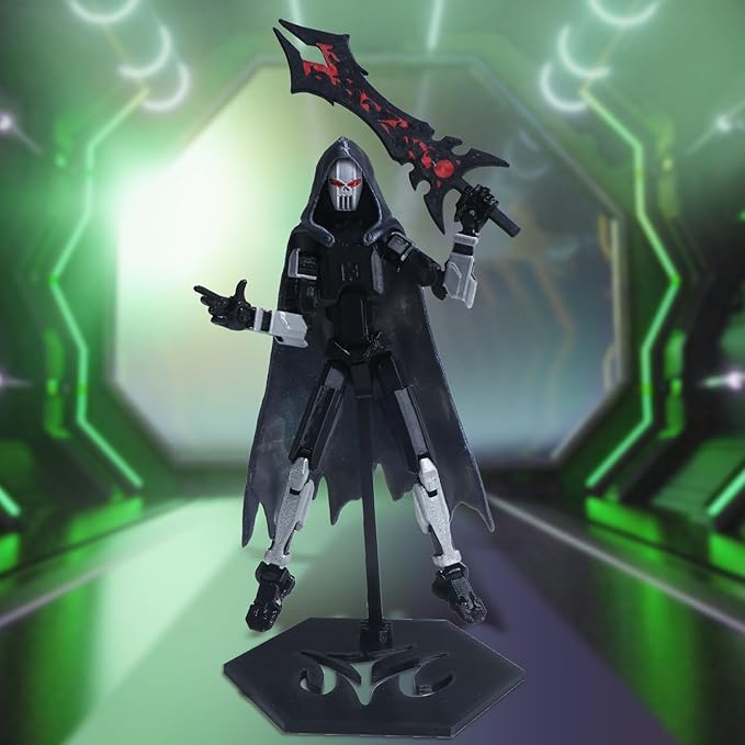 T13 Action Figure,3D Printed Titans Figure Multi-Jointed Movable ，Titan 13 Nova 13, Best Birthday Festival Gift (Death White)