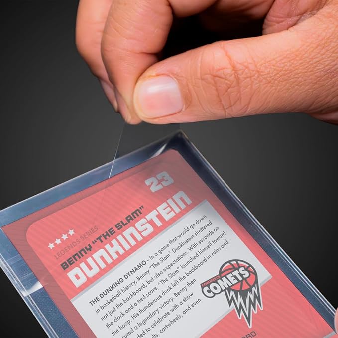 Ultra Pro CardPreserver 25-Pack Transparent Collector Trading Card Protective Sleeves - Acid-Free, PVC-Free Polypropylene, 720° Security, Easy Loading