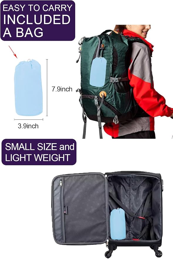 Lomon Women Waterproof Lightweight Rain Jacket Active Outdoor Hooded Raincoat