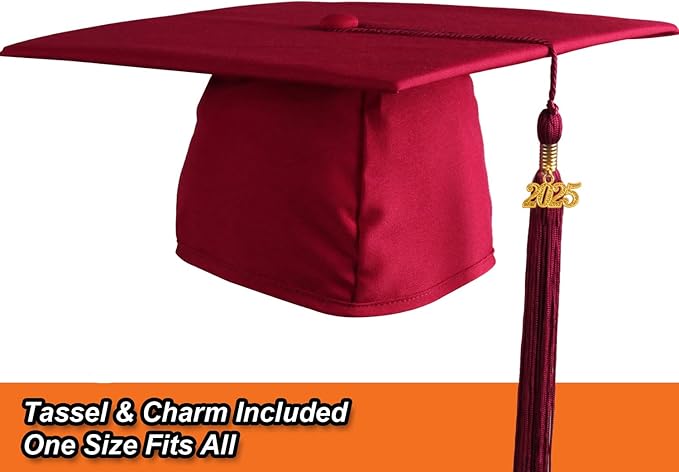 OSBO GradSeason Unisex Matte Kindergarten Graduation Gown Cap Tassel Set 2025