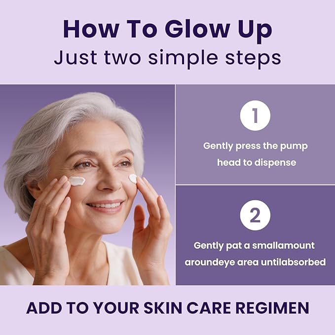 Instant Eye & Face Lift Cream - Rapid Under Eye Bags & Wrinkles Treatment, Dark Circles and Puffiness Remover for Women & Men, Temporary Firming & Tightening Face Cream - Wrinkle Filler 1oz