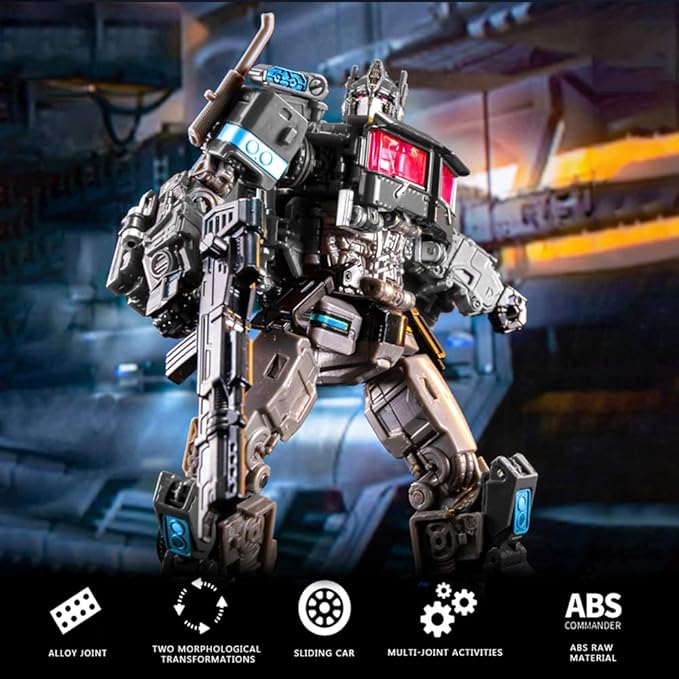 Deformation Action Figure Toy, Portable Car Model Alloy Deformed Robot Toy Gift for Kids Boys and Girls (7.08 inches)