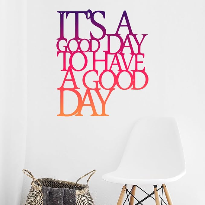 Benziso Motivational Metal Wall Art Inspirational Wall Decor Positive Quotes Wall Decor for Office Living Room Encouragement Gifts (color-2)