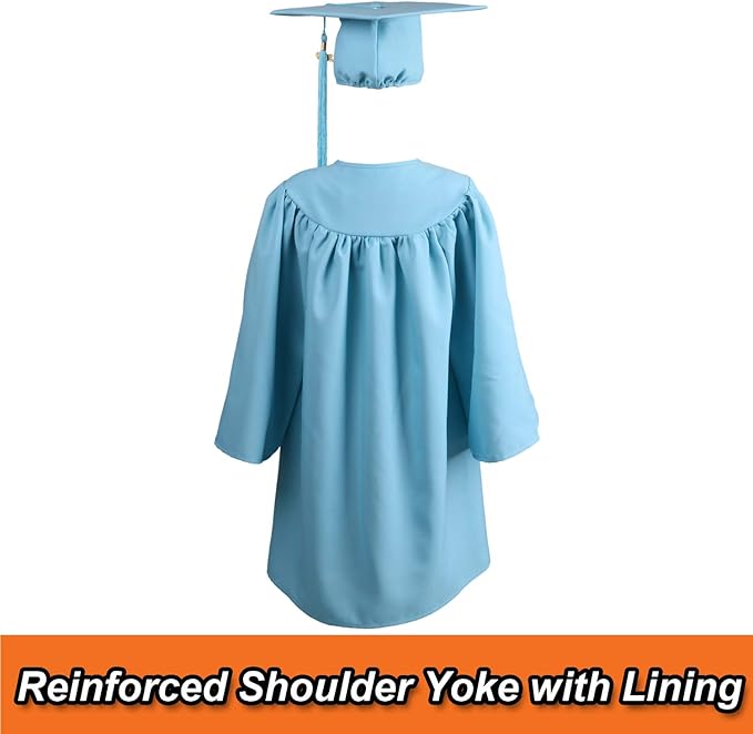 OSBO GradSeason Unisex Matte Kindergarten Graduation Gown Cap Tassel Set 2025