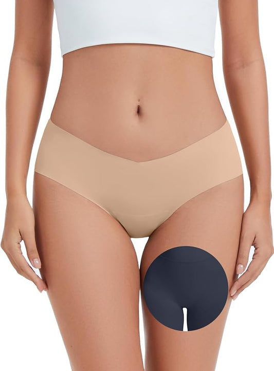 Camel Toe Underwear for Women Seamless Underwear No Show Camel Toe Concealer Invisible Workout Gym Yoga Panties