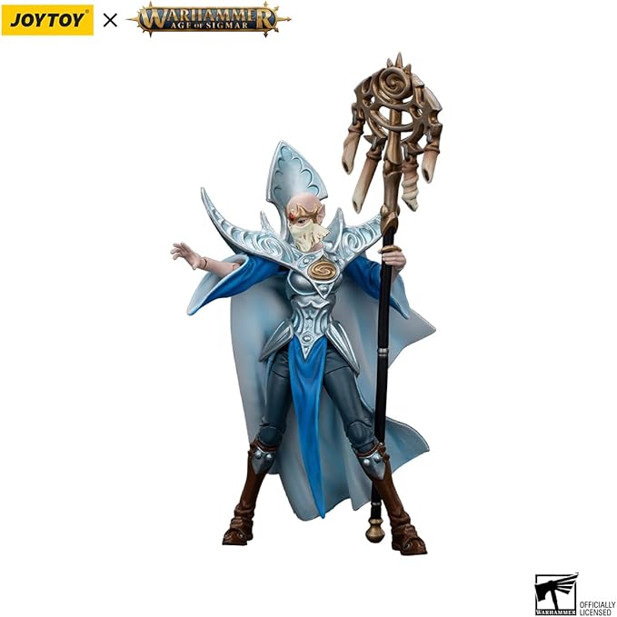 JOYTOY Warhammer 1/18 Action Figure Age of Sigmar Stormcast Eternals The Blacktalons Lorai, Child of The Abyss 4.25in Mecha Joy Toy Collection Model