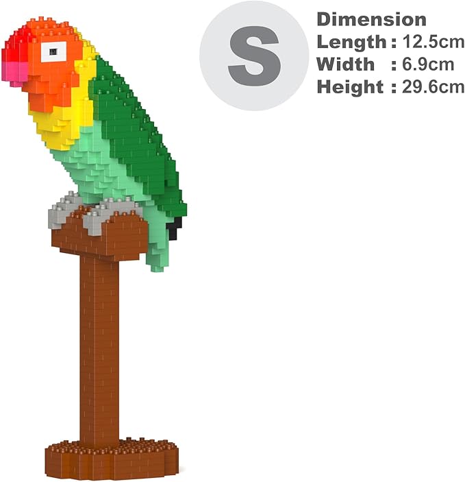 JEKCA Lovebird 01S | Plastic Building Blocks | Age 14+
