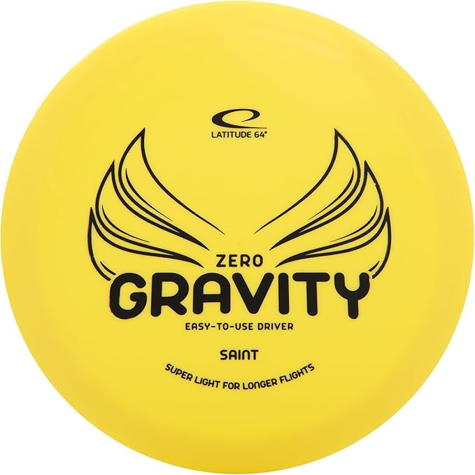 Latitude 64 Zero Gravity Saint | Stable Disc Golf Fairway Driver | Floats in Water | Lightweight w/High Glide & Precise Control | Beginner Frisbee Golf Driver | Grippy Base Plastic | 120-130g
