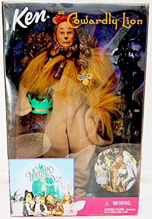 Barbie Ken as the Cowardly Lion in the Wizard of Oz