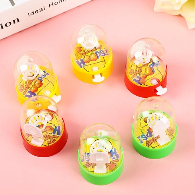 32 Pack Mini Finger Basketball Toys, Fun Handheld Basketball Shooting Games Desktop Fidget Game, Party Favors Decorations Classroom Rewards Carnival Prizes for Kids