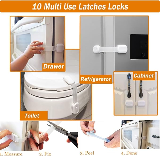 Baby Proofing Kit 85 Pack – Baby Safety Products for Cabinets, Drawers & Outlets, Baby Proofing Cabinets with Locks, Corner Protectors, Outlet Covers & Furniture Anchors – Baby Proof Kit for Home