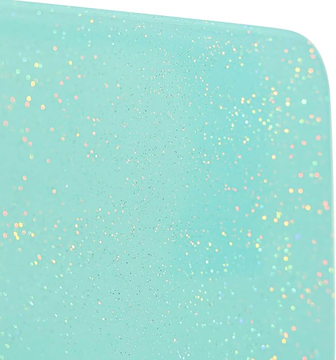 RSRSLEII Stardust Twinkle Jelly Travel Makeup & Toiletry Bag, Waterproof PVC Cosmetic Bag/Case for Women，Zipper SPF Beach Bag for Sunscreen Skincare and Daily Essentials (09Light Blue)