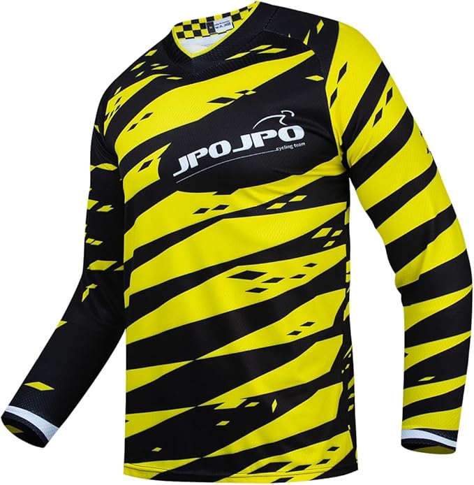 Dirt Bike Jersey for Youth, Kids Mountain Bicycle Shirt Long Sleeve Children Downhill Jerseys for Motorcycle Motocross