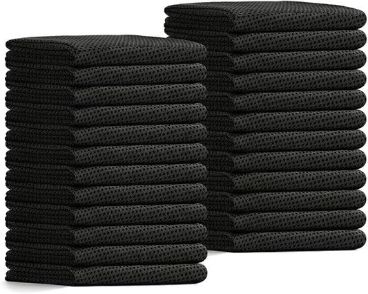 24 Pack Cooling Towels Bulk for Neck and Face 40"x12" Ice Cooling Sweat Rags Microfiber Soft Breathable Soft Chilly Towel for Yoga Golf Sport Running