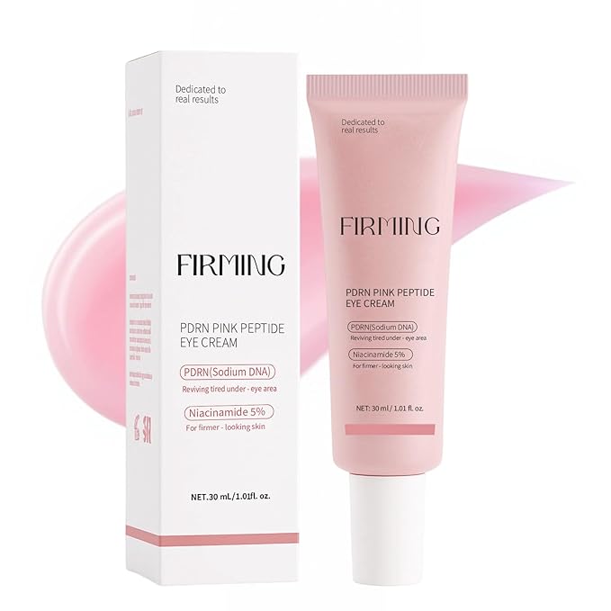 Mtmult Eye Cream Anti Aging Salmon DNA PDRN Pink Peptide Skin Care with 5% Niacinamide, Retinol, Peptides, Sodium Hyaluronate | Eye Treatment for Fine Lines, Dark Circles | 1.01fl.oz