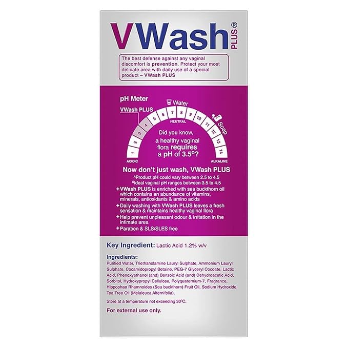 VWash Intimate Hygiene Wash (200 ml)
